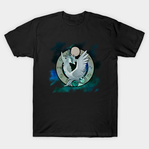 Zodiac Dragons: Virgo T-Shirt by FennecSilvestre